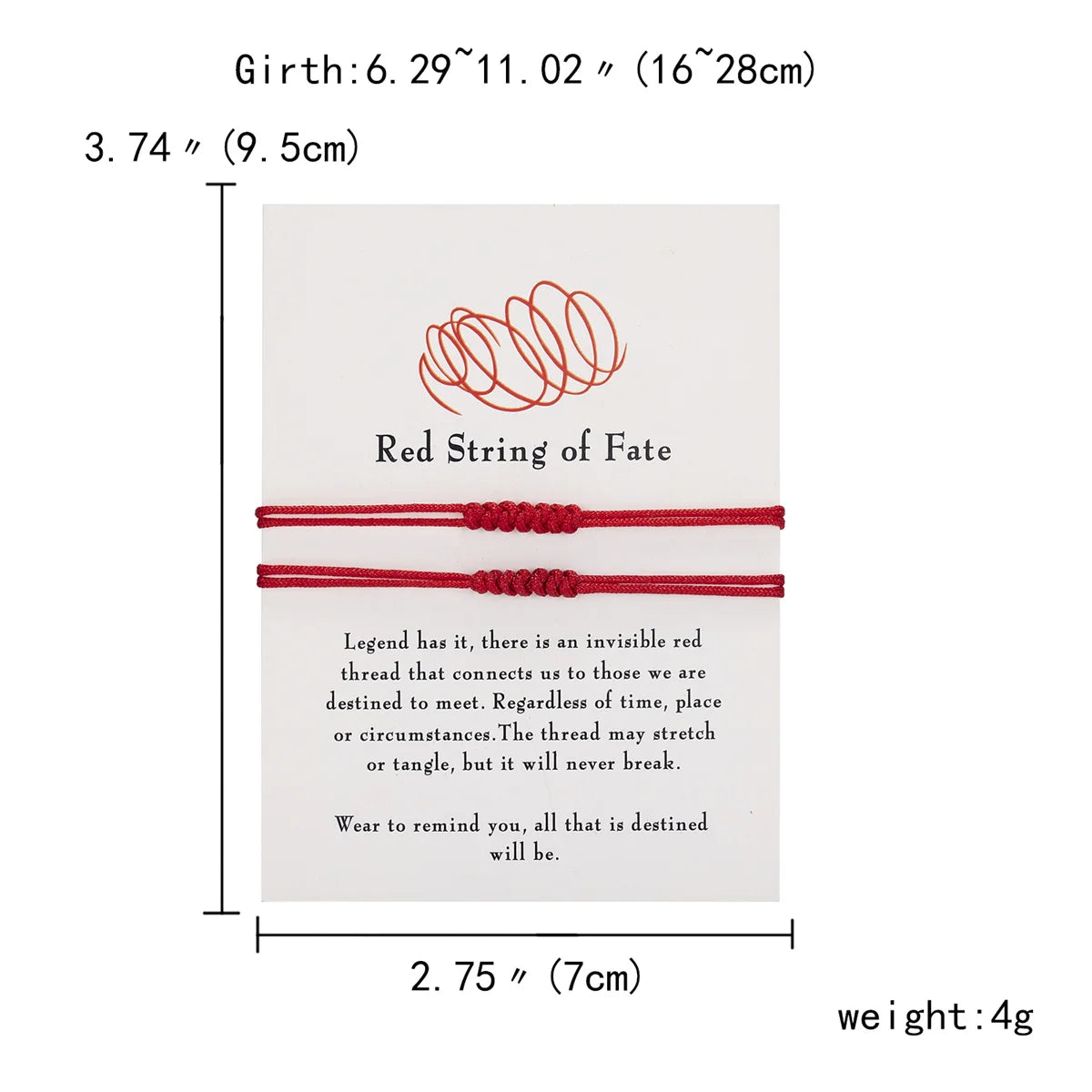 7 Knots Red Black String Bracelets For Women Men Lucky Amulet Heart Handmade Rope Bracelets Friendship Couple Wristband Jewelry